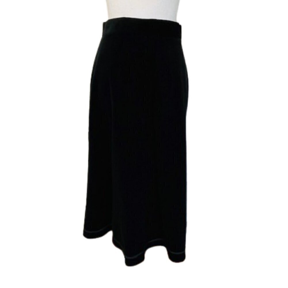 Vintage Laura Ashley A-Line Wide Wale Corduroy Full Midi Skirt
